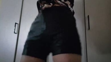 Dominant Woman Destroyed Ass And Pussy In Leather With Cum Dripping