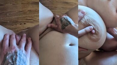 POV Deep Throat with Big Tits Blonde Amateur Babes