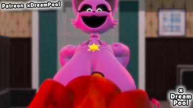 Poppy Playtime DogDay CatNap hardcore Big Tits hentai animation by xDreamPool