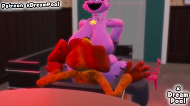 Poppy Playtime DogDay CatNap hardcore Big Tits hentai animation by xDreamPool