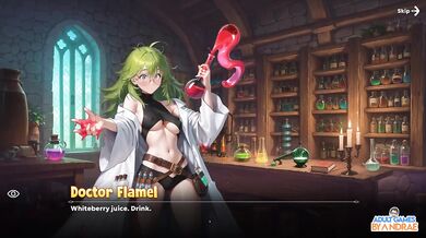 Isekai Waifu Overlord Part 10 Doctor Flamel Semen on Demand H Scene