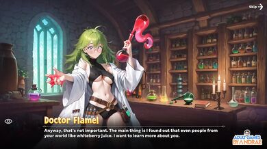 Isekai Waifu Overlord Part 10 Doctor Flamel Semen on Demand H Scene
