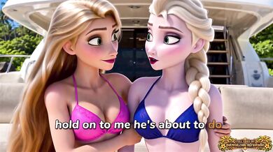 Rapunzel and Elsa Stranded on an Island Part 2 Disney Hentai Cartoon HD Uncensored FFM Threesome Amateur Handjob Dirty Talk First Time