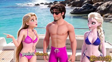 Rapunzel and Elsa Stranded on an Island Part 2 Disney Hentai Cartoon HD Uncensored FFM Threesome Amateur Handjob Dirty Talk First Time