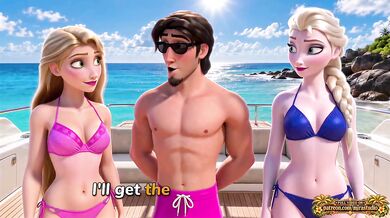Rapunzel and Elsa Stranded on an Island Part 2 Disney Hentai Cartoon HD Uncensored FFM Threesome Amateur Handjob Dirty Talk First Time