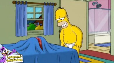 Simpsons Hentai Marge Gets Destroyed by Homer First Time Magic
