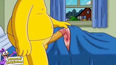 Simpsons Hentai Marge Gets Destroyed by Homer First Time Magic