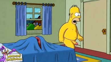 Simpsons Hentai Marge Gets Destroyed by Homer First Time Magic