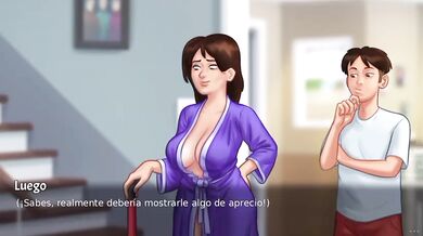 Quiet Infidelity Destroyed Secret Between Stepmom and Stepson Big Tits Big Ass MILF Summertime Saga Cum Inside