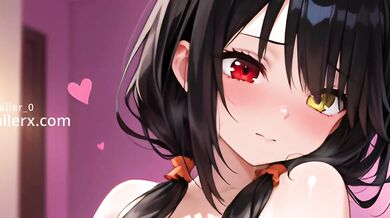 Kurumi Tokisaki Destroyed Gushing Big Tits Hentai