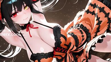 Kurumi Tokisaki Destroyed Gushing Big Tits Hentai