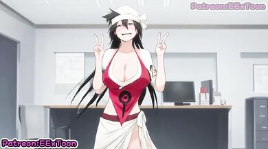 Kukaku Shiba Destroyed By Big Tits Blowjob Hentai Anime Cumshot