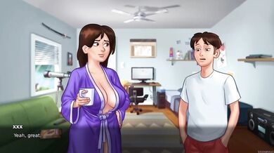 Summertime Saga Destroyed Gushing MILF Cartoon PC Gameplay
