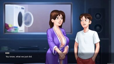 Summertime Saga Destroyed Gushing MILF Cartoon PC Gameplay