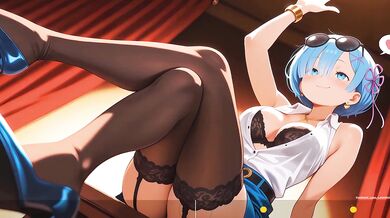 Re Zero Cock Hero JOI HFO Destroyed Gushing Animated Hentai Cartoon HD