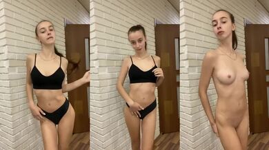 Girl Undresses For You Sexy Solo Verified Amateur Small Tits