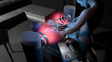 Robot Girl Destroyed Gushing Anal Creampie Big Ass Doggystyle Hard Fuck Cum Inside