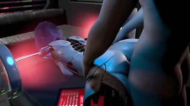 Robot Girl Destroyed Gushing Anal Creampie Big Ass Doggystyle Hard Fuck Cum Inside