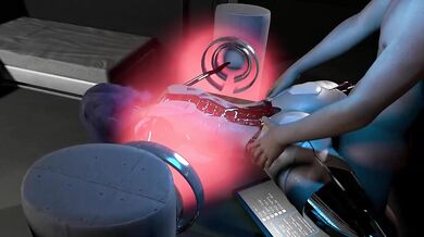 Robot Girl Destroyed Gushing Anal Creampie Big Ass Doggystyle Hard Fuck Cum Inside