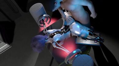 Robot Girl Destroyed Gushing Anal Creampie Big Ass Doggystyle Hard Fuck Cum Inside