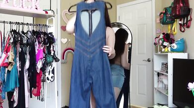 Jean Mini Skirt Try On Haul Destroyed Gushing Big Tits Catstaxy OnlyFans