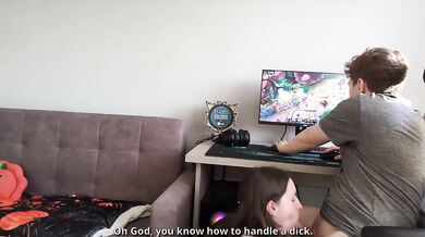 StepMom Destroyed My Horniness Blindfold Surprise Cock Pleasure Toy Gaming