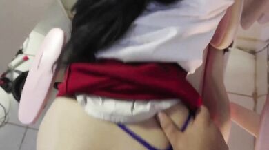 POV married boss works overtime with secretary and ends up fucking her hard until he fills her mouth with cum