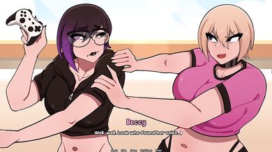 Gaming Boner Destroyed By Goth Girl Pussy Creampie Big Ass Landlady
