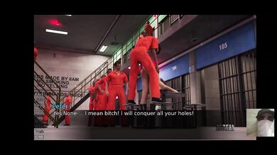 Slut Police Woman Fucks Whole Prison Creampie Anal Rough