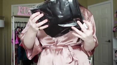 Bunny Girl Try On Haul Destroyed By Huge Natural Tits Gushing Choked