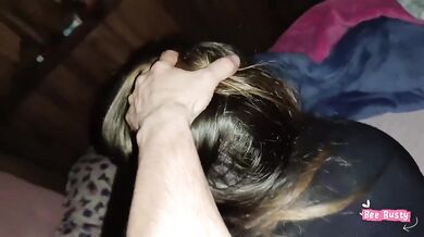 I'm going to fuck your mouth and then cum in your pussy and I had to accept it... destroyed gushing choked