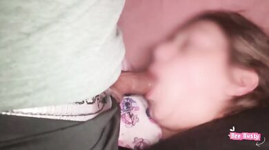 I'm going to fuck your mouth and then cum in your pussy and I had to accept it... destroyed gushing choked