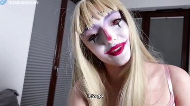 Halloween Clown Girl Seduces and Fucks Her Friend's Husband