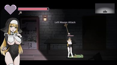 Novice Sister Leticia Destroyed Gushing Choked Hentai Pixel Game Big Tits Big Ass