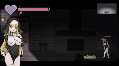 Novice Sister Leticia Destroyed Gushing Choked Hentai Pixel Game Big Tits Big Ass