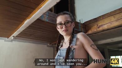 Hunt4k Sharp Nerdy European Cheating Girlfriend Gets Destroyed By Big White Cock In Hard Outdoor POV Anal