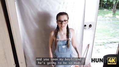 Hunt4k Sharp Nerdy European Cheating Girlfriend Gets Destroyed By Big White Cock In Hard Outdoor POV Anal