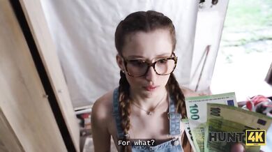 Hunt4k Sharp Nerdy European Cheating Girlfriend Gets Destroyed By Big White Cock In Hard Outdoor POV Anal
