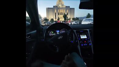 Mormon Milf Destroyed By Deepthroat Blowjob In Public Temple Road Head Big Tits Fake Taxi Pov