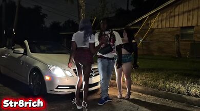 Jamaican Atlanta Doggystyle Destroyed Gushing Choked BBC Anal With Two Thick Pawg