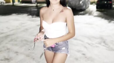 Rich Neighbor Destroyed Gushing Teen Petite Big Ass Doggystyle In Public