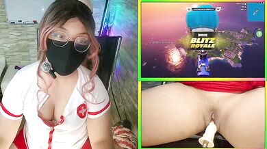Fortnite Stream Girl Destroyed By Sex Machine Live