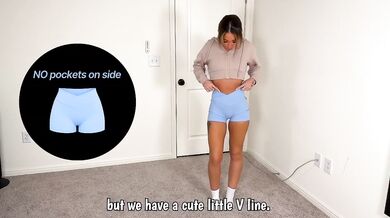 Exclusive HD Shorts Try-On Haul Review Verified Amateurs