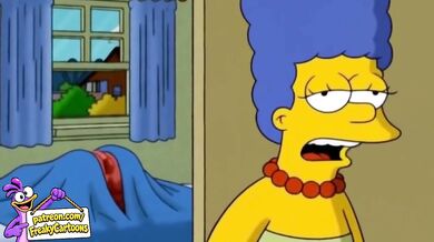 Marge And Homer First Time Simpsons Hentai In 4K Destroyed Gushing