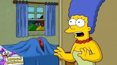 Marge First Time with Homer Destroyed Gushing Steamy Simpsons Cartoon