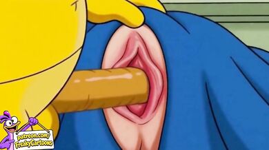Marge First Time with Homer Destroyed Gushing Steamy Simpsons Cartoon