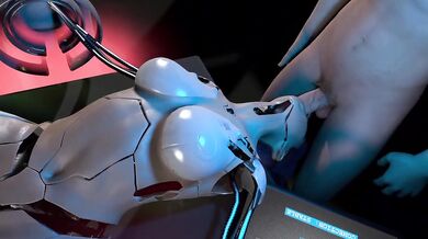 Sex Robot Nier Automata Destroyed Gushing Deep Blowjob Big Natural Tits Cum Inside