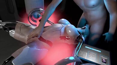 Sex Robot Nier Automata Destroyed Gushing Deep Blowjob Big Natural Tits Cum Inside