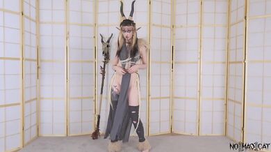 Horny Elf Druid Cant Resist Masturbating With Toys Solo Female Orgasm Fantasy Role Play