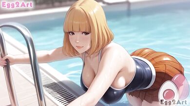 Hana Midorikawa Big Tits Swimsuit Blow Job Destroyed Gushing Choked Prison School Hentai Egg 2 Art